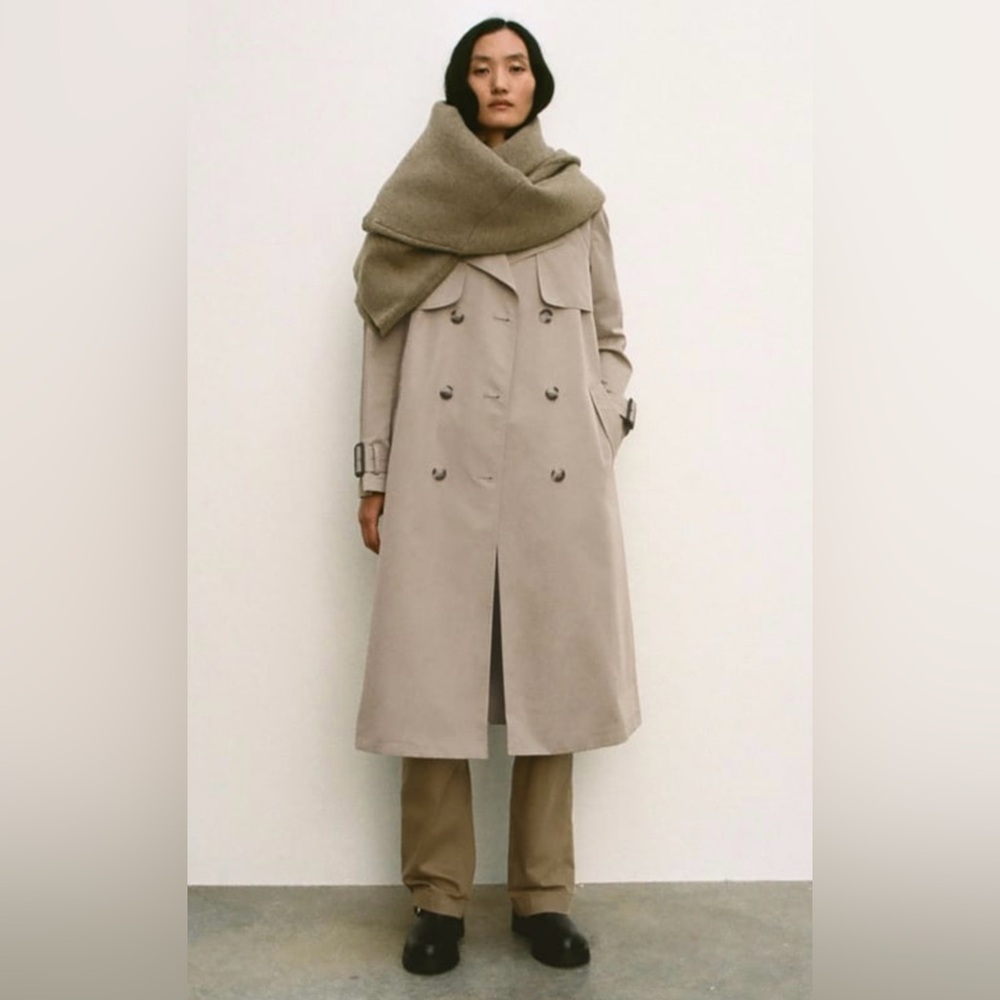 Zara ZW Collection Trench Coat women’s medium worn once